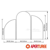 Aperturee Pink System Solid Color Arch Backdrop Kit For Party